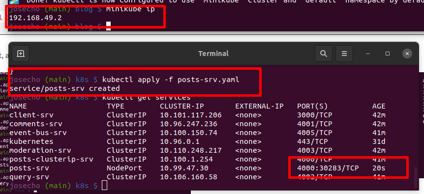 Node Port Service