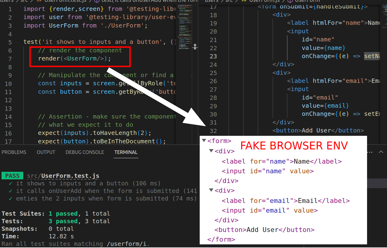 Fake Browser Environment